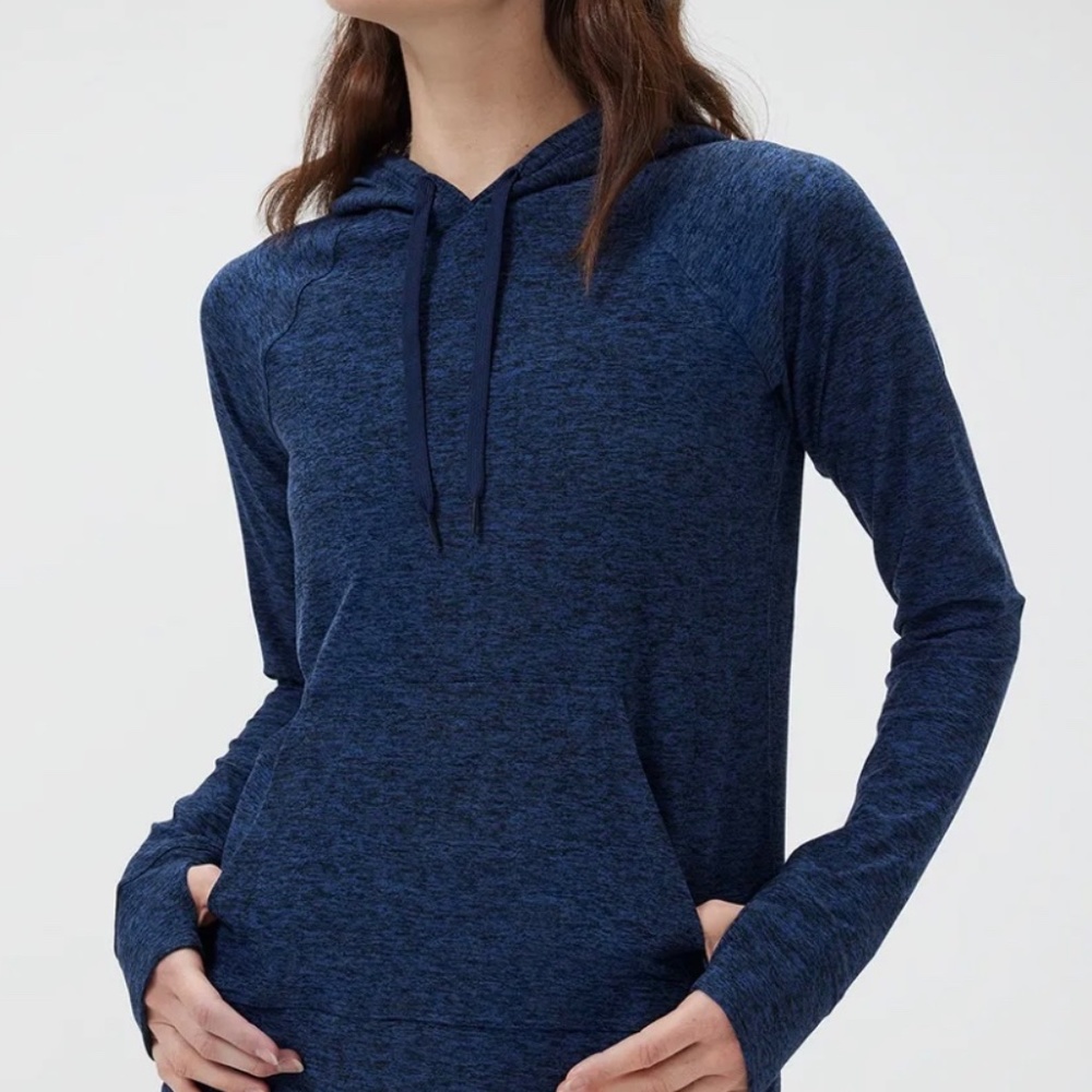 Outdoor Voices All Day Sweatshirt and Sweatpants Bundle in Navy size XS